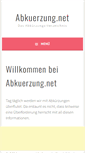 Mobile Screenshot of abkuerzung.net