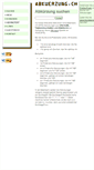 Mobile Screenshot of abkuerzung.ch